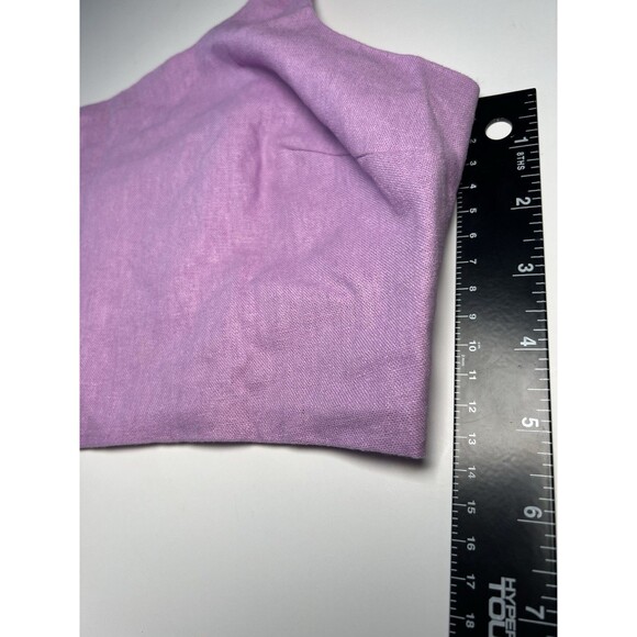 House Of Harlow Smocked Back Crop Adjustable Straps Purple Lilac NWOT Small - Picture 3 of 5